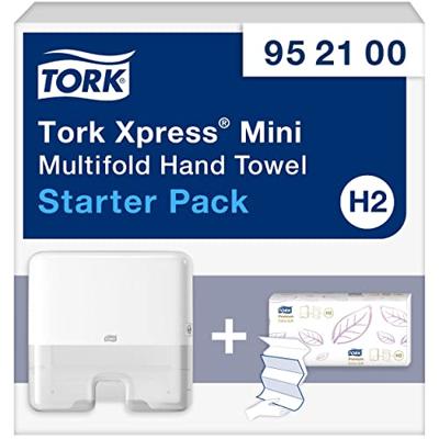 Papierenhanddoekdispenser TORK Xpress Starter Pack Premium 952100 Tork H2 - thumbnail
