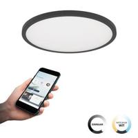 EGLO connect.z Sarsina-Z Plafondlamp - Ø 45 cm - Zwart|Wit - Dimbaar - thumbnail