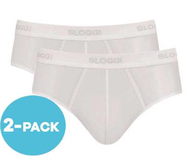 2-pak heren 24/7 midi slips - Heup slips elastisch katoen - Heren ondergoed