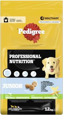 PEDIGREE Professional Nutrition Junior met gevogelte en groenten - droogvoer voor honden - 12kg
