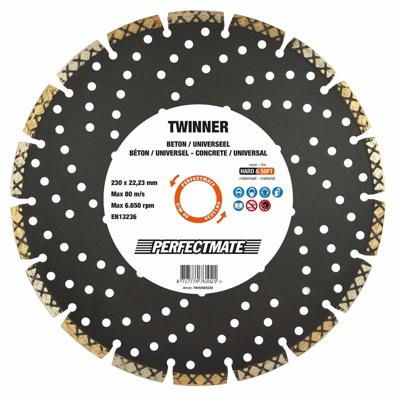 DIAMANTZAAGBL.TWINNER 230 MM