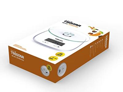 Tristar KW-2445 Keukenweegschaal Digitaal Weegbereik (max.)=5 kg Wit Tristar KW-2445 Keukenweegschaal Digitaal Weegbereik (max.)=5 kg Wit