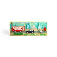 Bigjigs houten londen chunky puzzel, 8st. - thumbnail