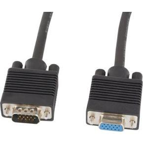 VGA-kabel Lanberg CA-VGAC-10CC-0050-B+ Zwart