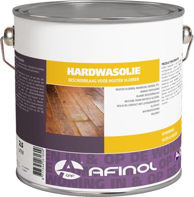 Afinol Hardwasolie 2,5 liter Afinol Hardwasolie 2,5 liter