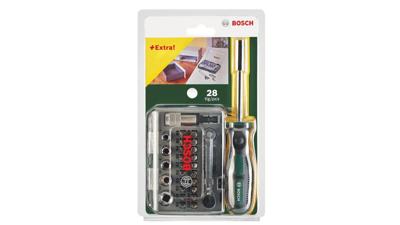 Bosch Accessoires De 27-delige schroefbitset met ratel en handschroevendraaier - 2607017331 Bosch Accessoires De 27-delige schroefbitset met ratel en handschroevendraaier - 2607017331