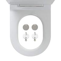 Toiletbril Tiger Veiros Met Deksel Thermoplast Wit - thumbnail