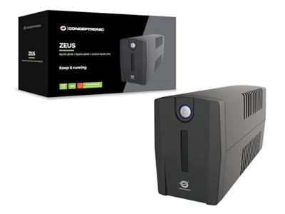 Conceptronic ZEUS07E UPS Line-interactive 1 kVA 600 W 4 AC-uitgang(en)