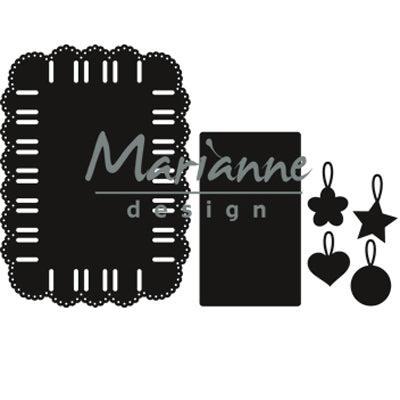 Marianne Design • craftables snij- embosstencil lint rechthoek