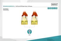 Digitus DK-1644-A-010-R-10 RJ45 Netwerkkabel, patchkabel CAT 6A S/FTP 1.00 m Rood 1 stuk(s) - thumbnail