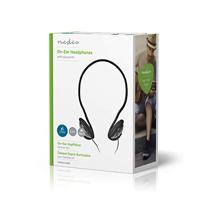Bedrade On-ear Koptelefoon - 3,5 mm - Kabellengte: 2.10 m - Zwart - thumbnail