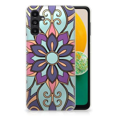 Samsung Galaxy A13 | A04s | TPU Case | Purple Flower Samsung Galaxy A13 | A04s | TPU Case | Purple Flower
