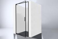 Nisdeur Best Design Baron 100x200 cm Nano Glas 8 mm Mat Zwart - thumbnail