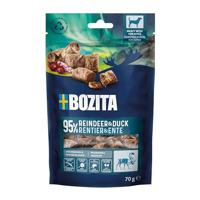 Bozita Meaty Bites Hondensnack met 95% rendier & eend – 70 g graanvrije hondensnacks zonder kip & glycerine – smakelijke hondentraktaties, ideaal als traktatie voor honden tijdens training en als - thumbnail
