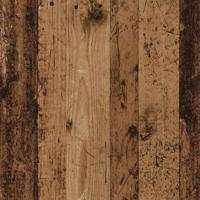 4-delig Tv-meubelset wandmontage bewerkt hout oud houtkleurig - thumbnail