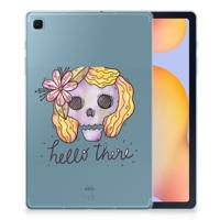Tablet BackCover Samsung Galaxy Tab S6 Lite | S6 Lite (2022) Boho Skull - thumbnail