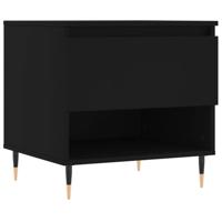 Salontafels 2 st 50x46x50 cm bewerkt hout zwart - thumbnail