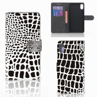 Apple iPhone Xs Max | Telefoonhoesje | Met pasjeshouder | Slangenprint - thumbnail