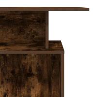 Receptiebalie 100x40x104 cm bewerkt hout gerookt eikenkleurig - thumbnail