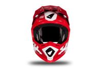 UFO PLAST Helmet echus m red/white - thumbnail