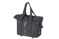 Basil Fietstas city mik met kf-haak 8-11 liter 39,5 x 39 x 15 cm - zwart - thumbnail
