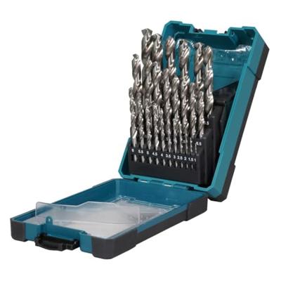 Makita D-78368 Metaal-spiraalboorset 1 mm, 1.5 mm, 2 mm, 2.5 mm, 3 mm, 3.5 mm, 4 mm, 4.5 mm, 5 mm, 5.5 mm, 6 mm, 6.5 mm, 7 mm, 7.5 mm, 8 mm, 8.5 mm, 9 mm, 9.5 Makita D-78368 Metaal-spiraalboorset 1 mm, 1.5 mm, 2 mm, 2.5 mm, 3 mm, 3.5 mm, 4 mm, 4.5 mm, 5 mm, 5.5 mm, 6 mm, 6.5 mm, 7 mm, 7.5 mm, 8 mm, 8.5 mm, 9 mm, 9.5