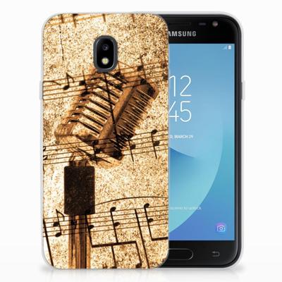 Samsung Galaxy J3 2017 | Siliconen hoesje | met foto Bladmuziek