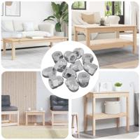 VidaXL Moer 9574 pcs zilver m6 x 10 mm ijzer - thumbnail