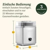 Cuisinart ICE30BCE ijsmachine 1,5 l Roestvrijstaal 25 W - thumbnail