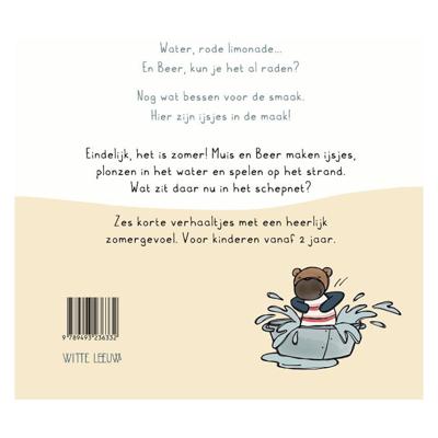 Witte Leeuw Zomer met muis