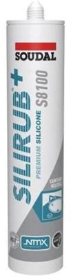 Soudal silirub+ s8100 neutraal | sanitairkit | manhattan | 300 ml - 134448