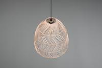 Trio HanglampRike zwart met rotan vlechtwerk - R31131036 - thumbnail