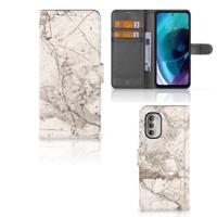 Motorola Moto G51 5G | Bookcase | Marmer Beige - thumbnail