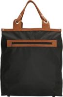 Boodschappentas lederen hengsel zwart - thumbnail