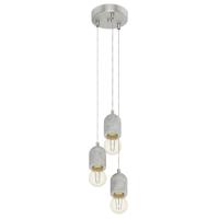 Eglo Vide pendel hanglampSilvares 3-lichts betongrijs - 95523 - thumbnail