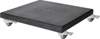 Zweefparasolvoet Platinum 120kg graniet 'Modena Monza' met vier wielen, enkel geschikt voor Platinum, OWN & Hawaii (GI) zweefparasols - Warentuin over zee - thumbnail