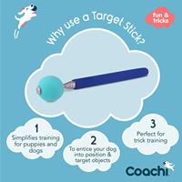 The Company Of Animals Company of animals coachi target stick aanwijsstick blauw - thumbnail