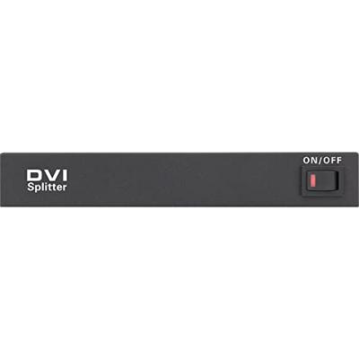 Renkforce 2 poorten DVI-splitter Ultra HD-geschikt 3840 x 2160 Pixel Zwart