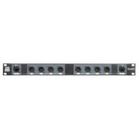 Showgear DS-24M/3 DMX Rack Split 8x XLR naar 2x RJ45 - thumbnail