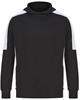 Finden+Hales FH341 Adult's Team Hoodie - Black/White - 3XL - thumbnail