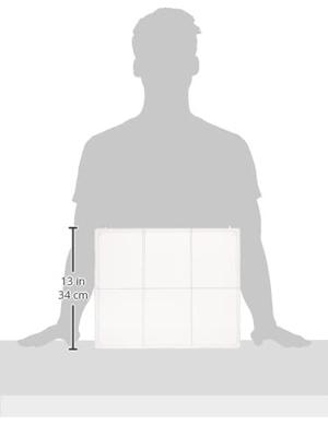 Really Useful Box, office divider met 6 vakjes, transparant