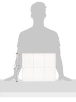 Really Useful Box, office divider met 6 vakjes, transparant - thumbnail