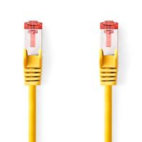 Nedis CAT6 Netwerkkabel | RJ45 Male | RJ45 Male | S/FTP | 0.25 m | Rond | LSZH | Geel | Label - CCGL85221YE025 - thumbnail