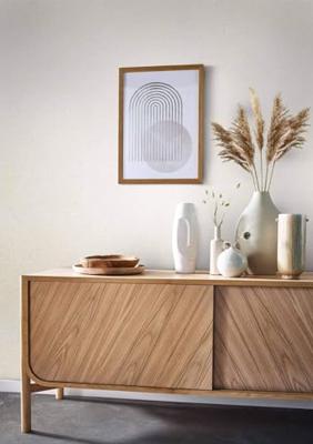 Marburg Travertino Behang met wyber in houtlook - 33355