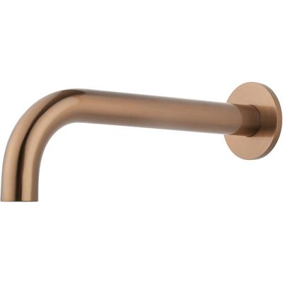 Wiesbaden Ronde Baduitloop 25 cm - Geborsteld Brons Koper 1/2 Inch