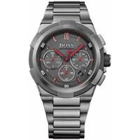 Hugo Boss chronograaf quartz herenhorloge met roestvrijstalen armband - thumbnail