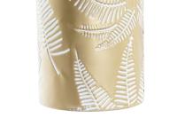 Vaas DKD Home Decor Gouden Metaal Crème Tropisch Blad van een plant (21 x 21 x 81 cm) - thumbnail