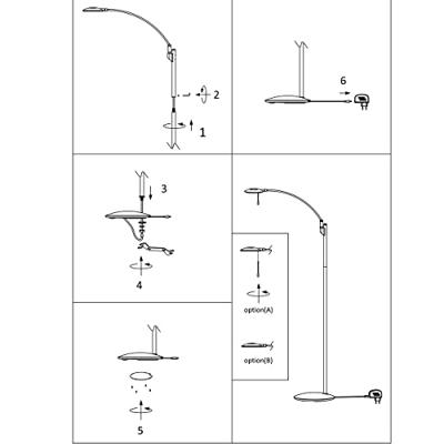 Steinhauer Vloerlamp zenith LED 7862br brons - thumbnail