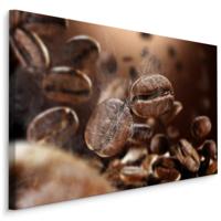 Schilderij - Close Up Koffiebonen, Premium Print - thumbnail