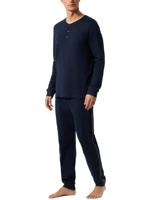 Schiesser Schiesser Pyjama Long dark blue 178109 58/3XL - thumbnail
